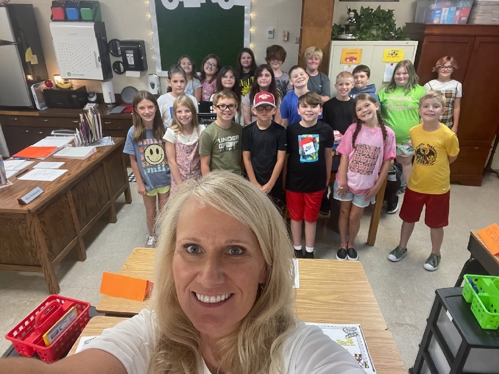 teacher and students