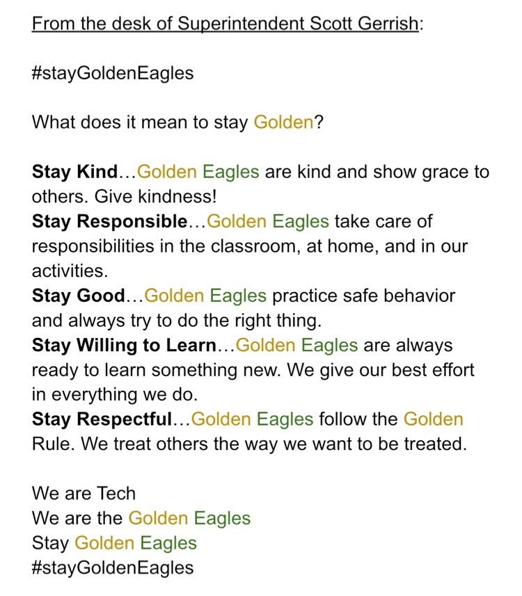 #stayGoldenEagles