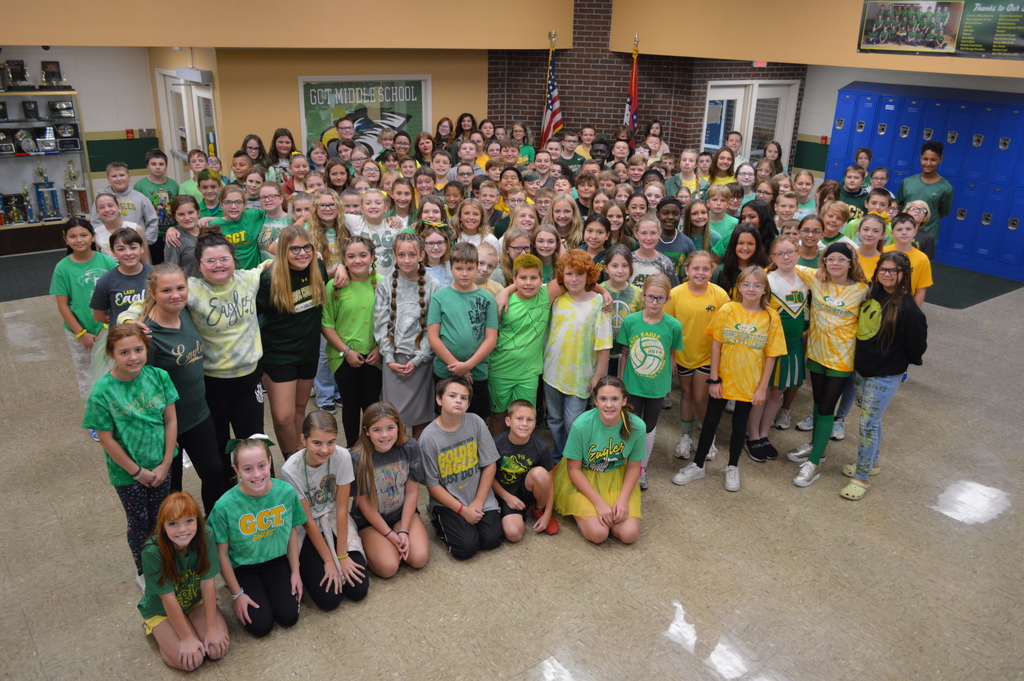 6th Grade Green and Gold Day