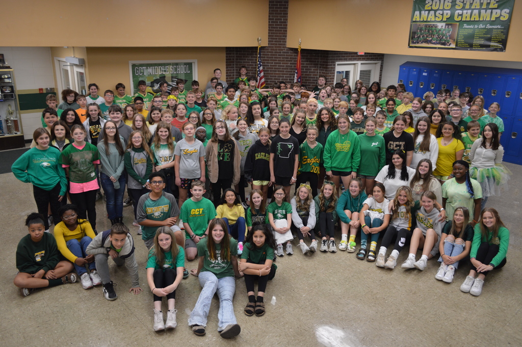 7th Grade Green and Gold Day