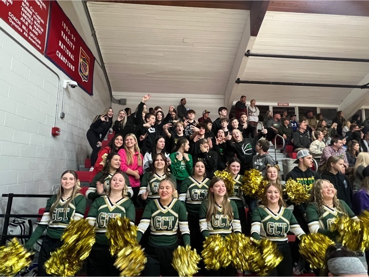 Great job student section and Dance Team Cheering on the Eagles!