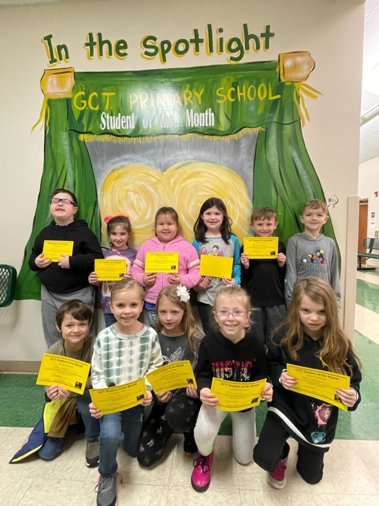 January students of the month 