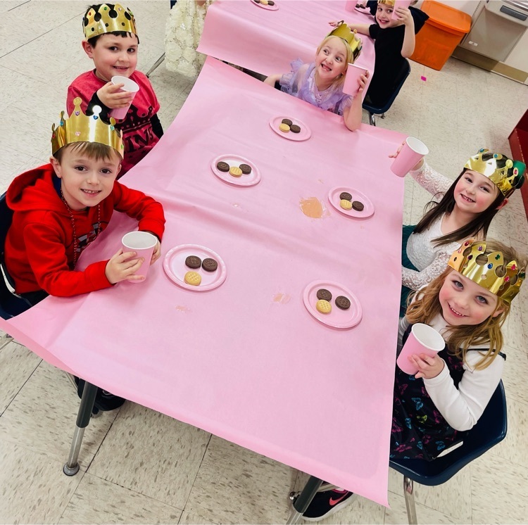 We celebrated the end of our CKLA Kings & Queens Unit, with a Royal Tea Party, today 🤴👸