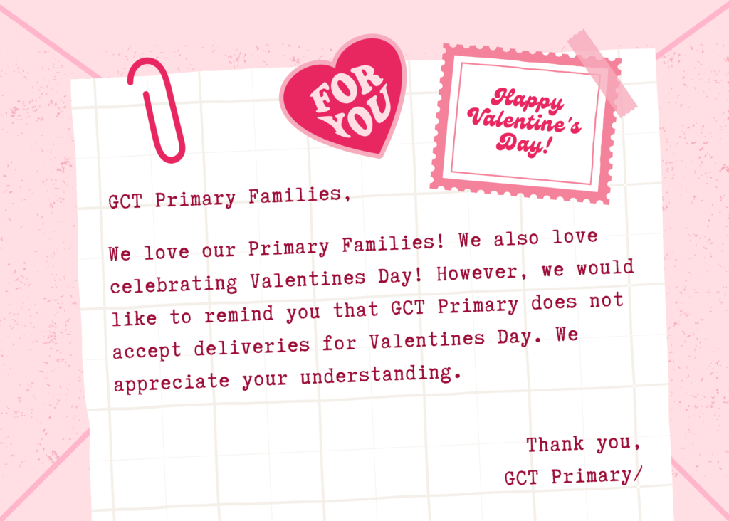 Valentine Delivery Reminder