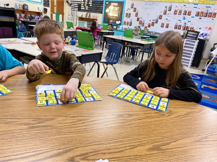 Ms. Ashley’s class is working on building plural words and words with -ed and -ing endings. Kids are working extra hard! 