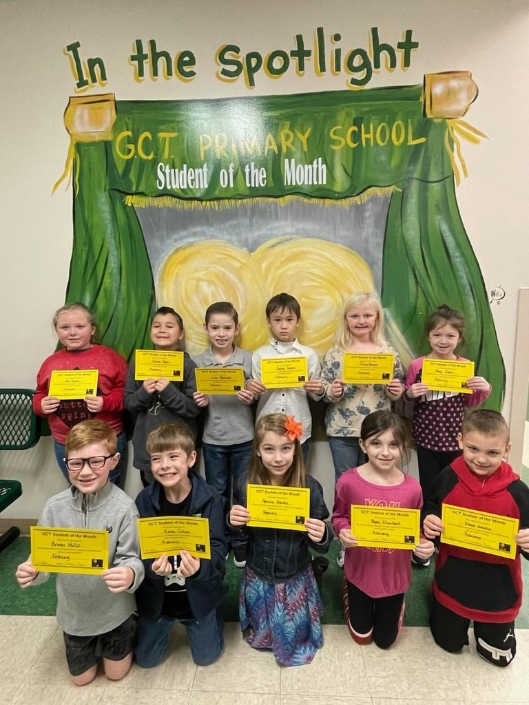 February students of the month!