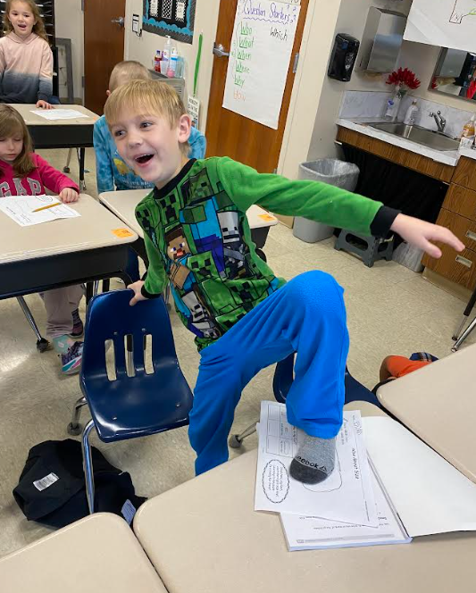 This week in PACE student listened to ‘The Foot Book’ by Dr. Seuss and used nonstandard units of measurement to measure the length of their feet!